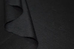 TESSUTO JERSEY PUNTO MILANO PURA LANA NERA
