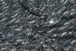 TESSUTO JERSEY TRAMA EFFETTO CHANEL GRIGIO BLU