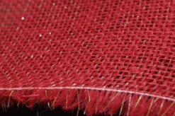 TESSUTO JUTA LUREX ROSSA