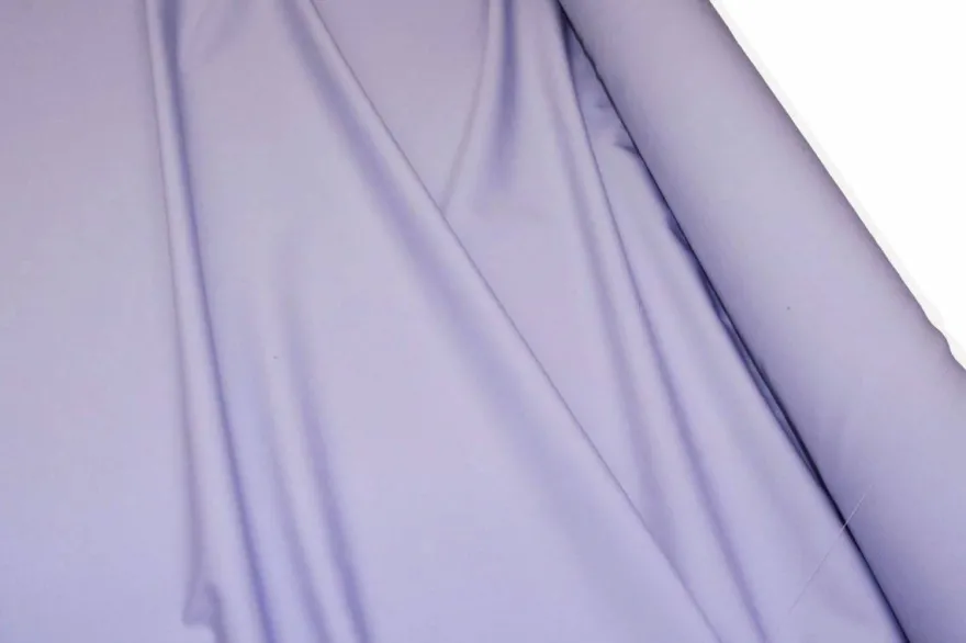 TESSUTO LANA PETTINATA STRETCH COLOR LILLA
