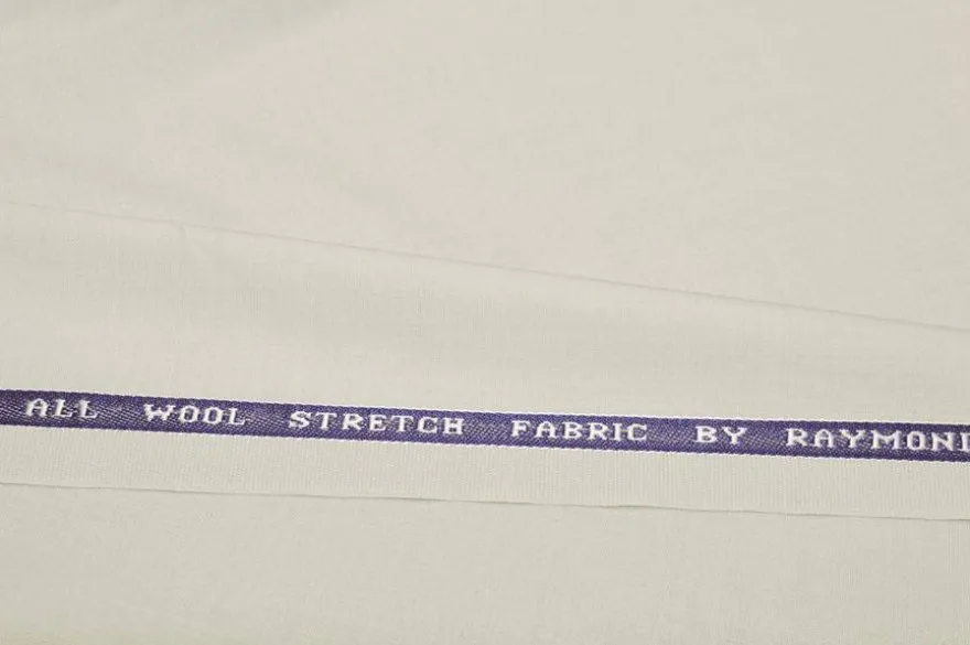 TESSUTO LANA STRETCH COLOR PERLA