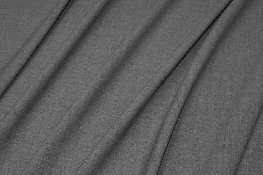 TESSUTO LANA STRETCH GRIGIO MELANGE