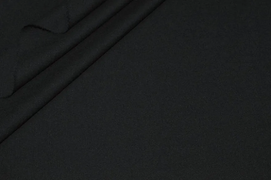TESSUTO LANA STRETCH NERO