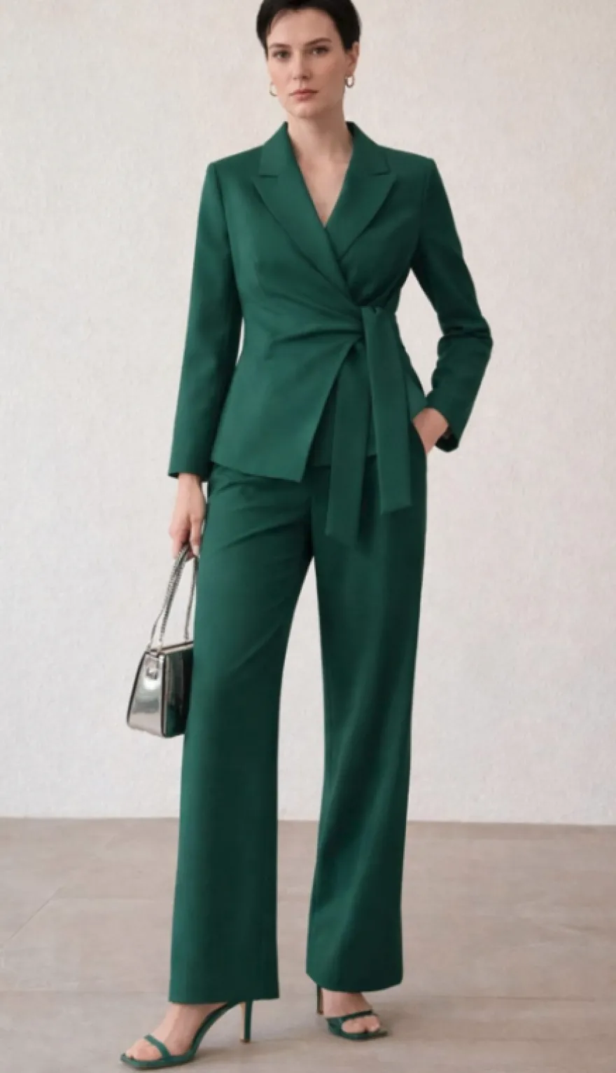 TESSUTO LANA STRETCH VERDONE