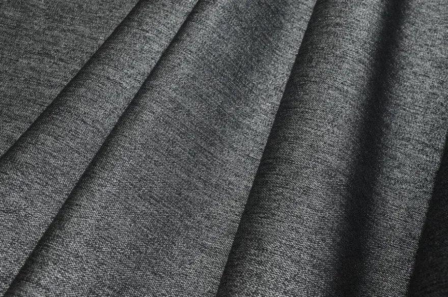 TESSUTO LUREX STRETCH GRIGIO NERO