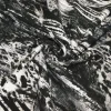 TESSUTO MAGLIA A COSTE FANTASIA SFUMATA ANIMALIER NERA