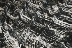 TESSUTO MAGLIA A COSTE FANTASIA SFUMATA ANIMALIER NERA