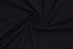 TESSUTO MAGLINA COTONE BIELASTICO NERO