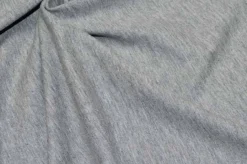 TESSUTO MAGLINA COTONE GRIGIO CHIARO MELANGE