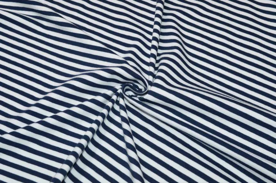 TESSUTO MAGLINA COTONE RIGHINO BLU