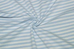 TESSUTO MAGLINA COTONE RIGHINO BIANCO CELESTE