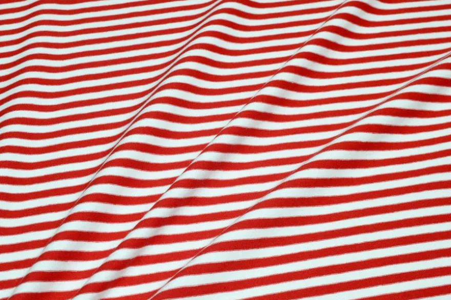 TESSUTO MAGLINA COTONE RIGHINO ROSSO