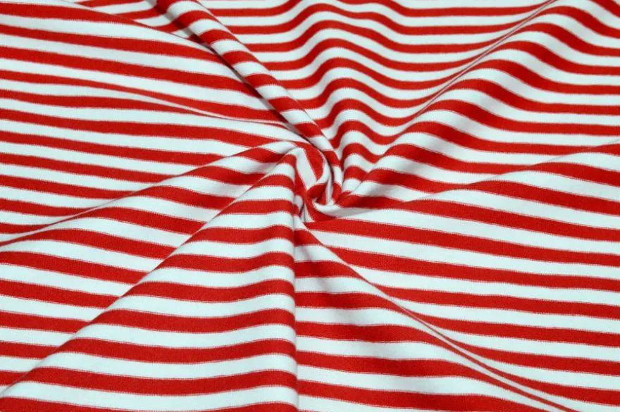 TESSUTO MAGLINA COTONE RIGHINO ROSSO