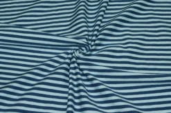 TESSUTO MAGLINA COTONE RIGHINO AZZURRO