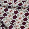 TESSUTO MAGLINA IN VISCOSA FANTASIA GEOMETRICA BORDEAUX