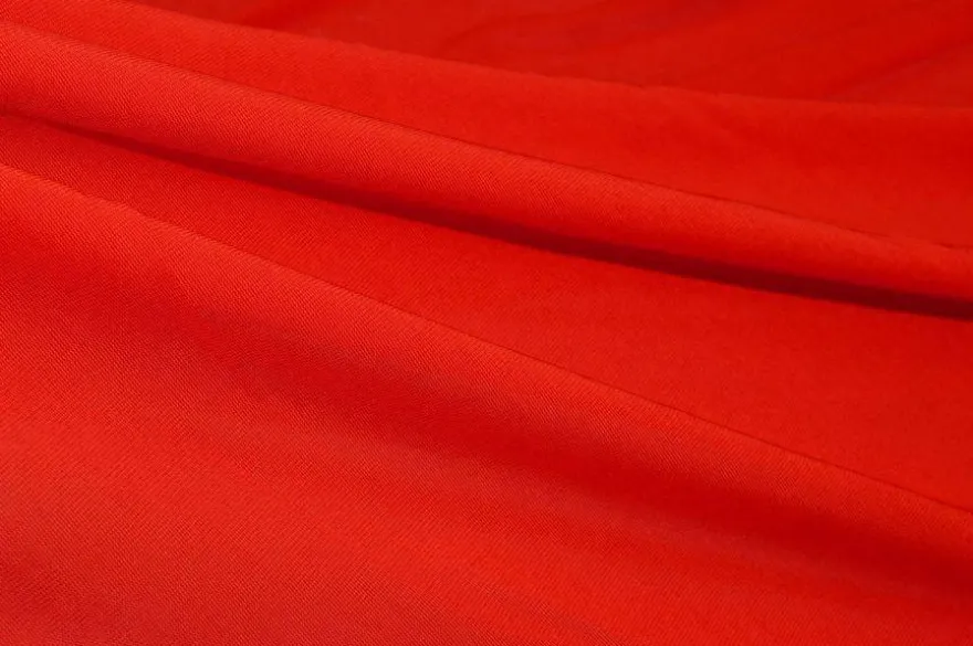 TESSUTO MAGLINA LEGGERA PURA VISCOSA ROSSA