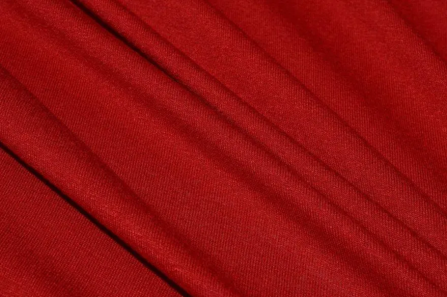 TESSUTO MAGLINA VISCOSA ROSSO