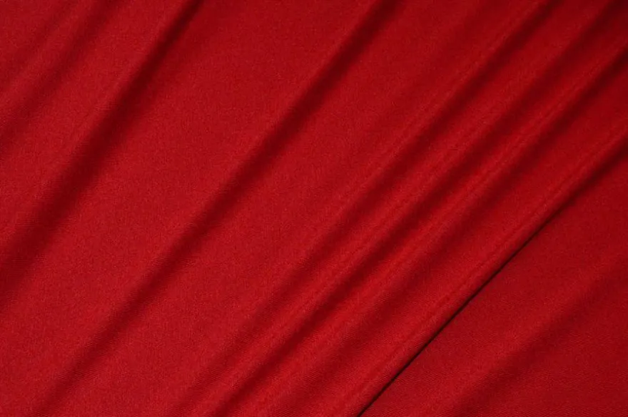 TESSUTO MAGLINA VISCOSA ROSSO
