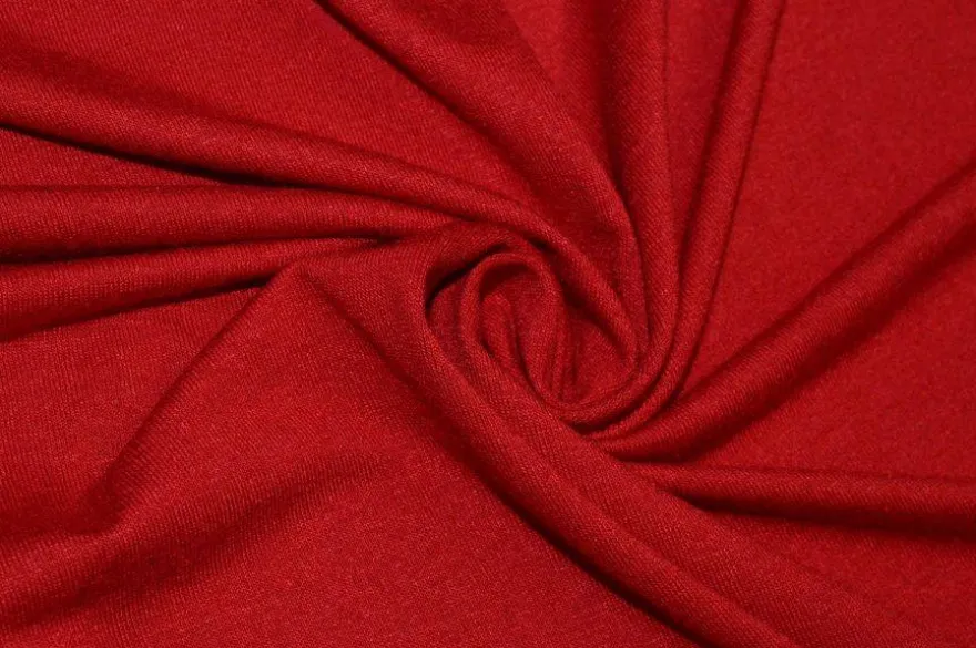 TESSUTO MAGLINA VISCOSA ROSSO