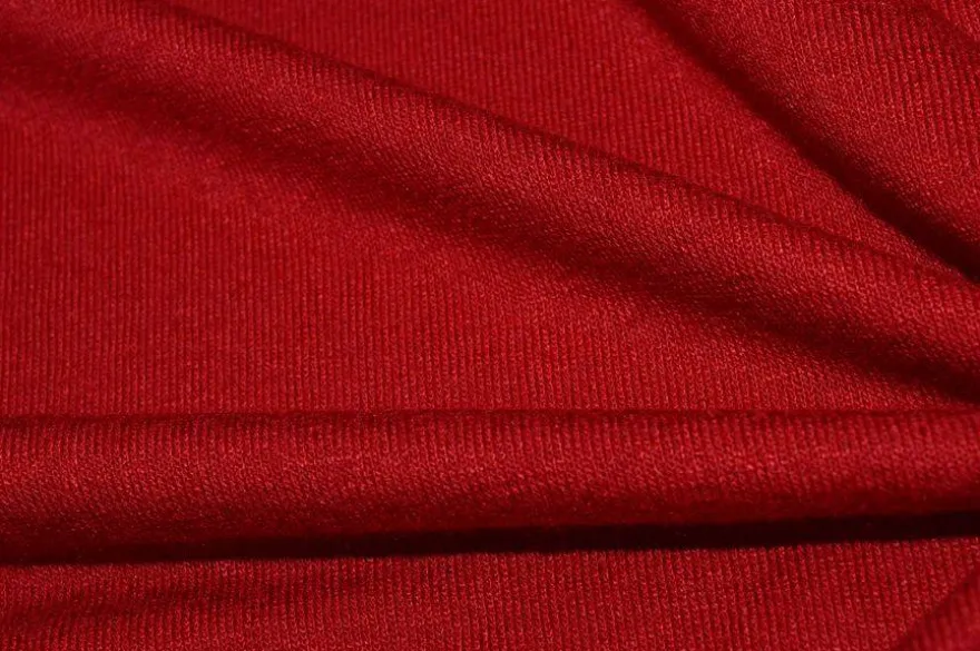 TESSUTO MAGLINA VISCOSA ROSSO