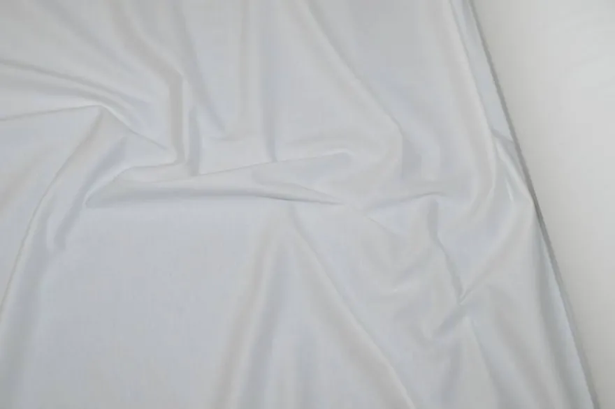 TESSUTO MAGLINA VISCOSA STOCK BIANCO
