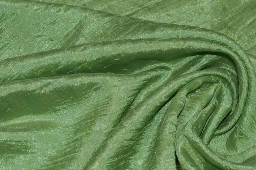 TESSUTO MARTE STROPICCIATO VERDE