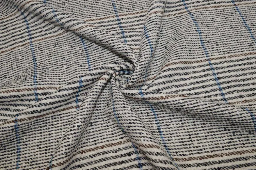 TESSUTO MISTO LINO EFFETTO BOUCLE