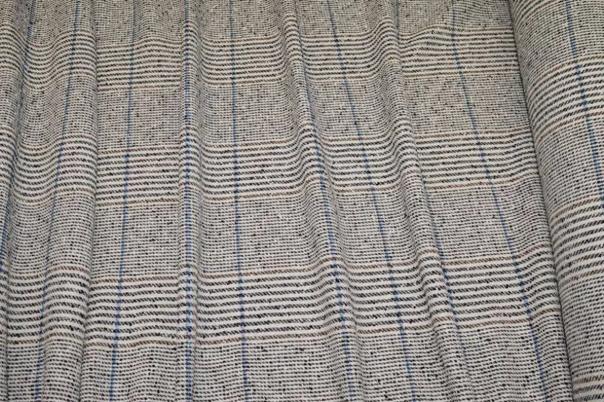 TESSUTO MISTO LINO EFFETTO BOUCLE