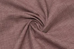 TESSUTO MISTO LINO LANA MICROFANTASIA BORDEAUX