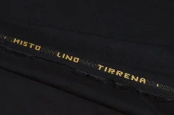 TESSUTO MISTO LINO NERO