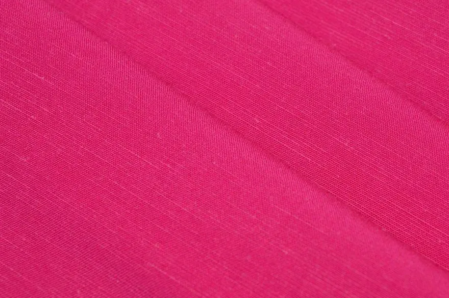 TESSUTO MISTO LINO VISCOSA FUCSIA