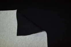 TESSUTO NEOPRENE DOPPIO NERO/GRIGIO