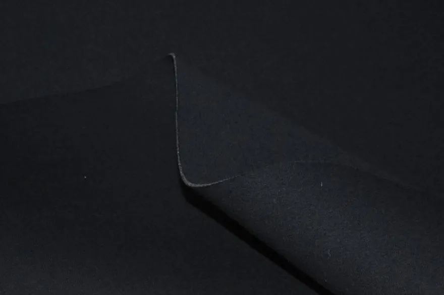 TESSUTO NEOPRENE DOPPIO NERO