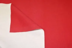 TESSUTO NEOPRENE DOPPIO ROSSO/BIANCO