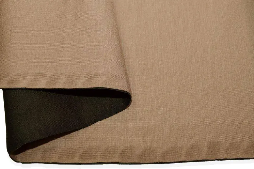 TESSUTO NEOPRENE DOUBLE VERDE MILITARE E CAMMELLO