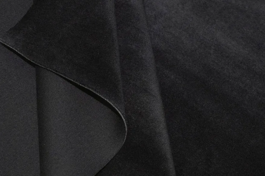TESSUTO NEOPRENE IN CINIGLIA NERO
