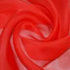 TESSUTO ORGANZA PURA SETA ROSSO