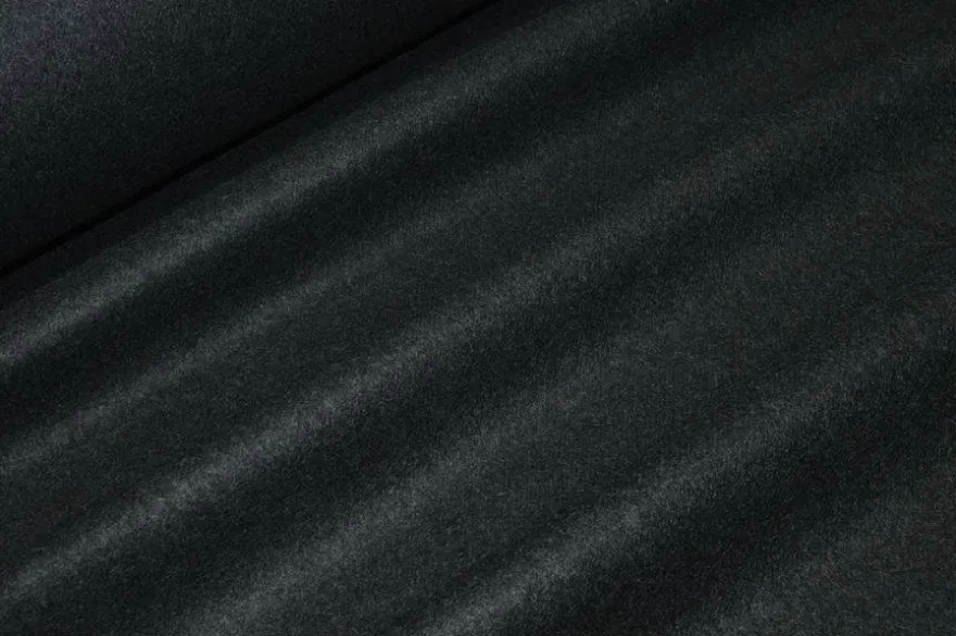 TESSUTO PANNO CAPPOTTO DOUBLE PURO CASHMERE GRIGIO SCURO