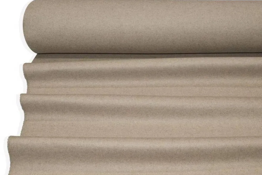TESSUTO PANNO CAPPOTTO DOUBLE PURA LANA BEIGE
