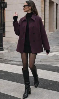 TESSUTO PANNO CAPPOTTO DOUBLE PURA LANA VINACCIO