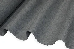 TESSUTO PANNO CAPPOTTO DOUBLE PURA LANA GRIGIO CHIARO MELANGE