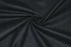TESSUTO PANNO CAPPOTTO PURA LANA GRIGIO SCURO MELANGE