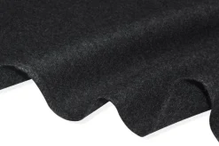 TESSUTO PANNO CAPPOTTO PURA LANA GRIGIO SCURO MELANGE