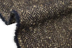 TESSUTO PESO GIACCA SPINATO BEIGE VIOLA