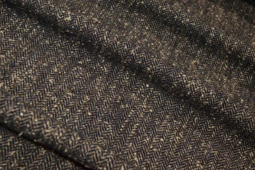 TESSUTO PESO GIACCA SPINATO BEIGE VIOLA