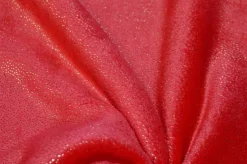 TESSUTO PILE CINIGLIATO ROSSO LUREX ORO