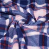 TESSUTO PILE SCACCO BLU