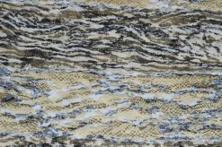 TESSUTO PIZZO ELASTICIZZATO FANTASIA BIANCO/NERA 54