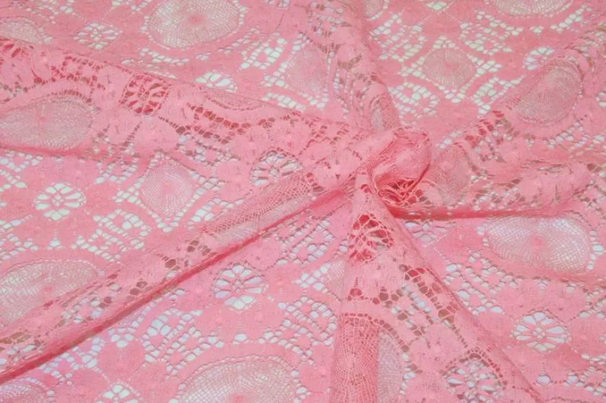 TESSUTO PIZZO ROSA