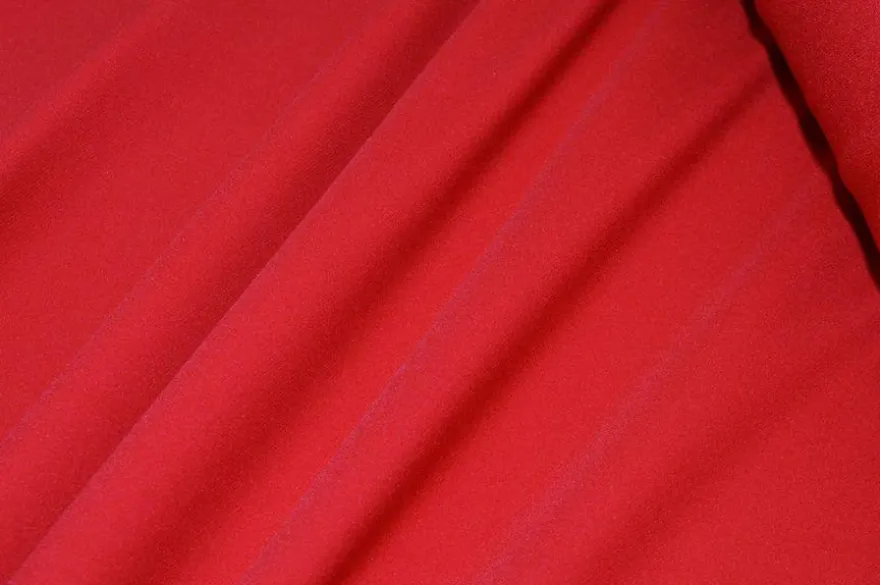 TESSUTO POLI-VISCOSA STRETCH ROSSO